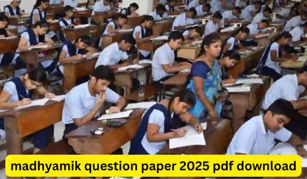madhyamik question paper 2025 pdf download